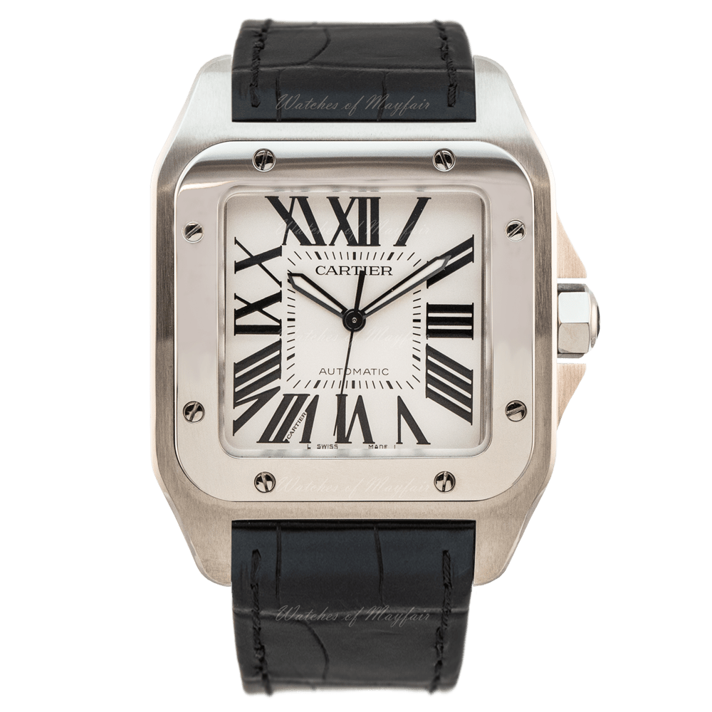 Cartier Santos White Gold - Watch Kings Watch Refurbishment